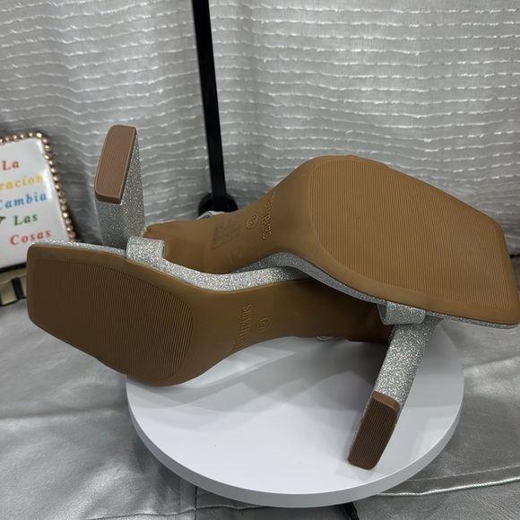 (T5) DREAM PAIRS High Heels, Chunky Block, Square Toe, Elegant Open Toe Heel,12 - Picture 8 of 11